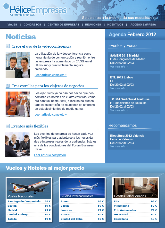 newsletter helice empresas