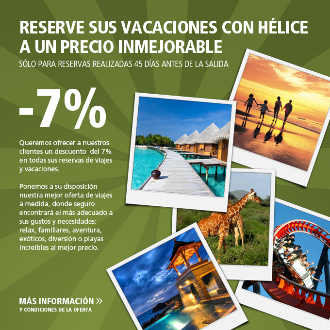 news helice vacaciones
